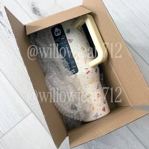 “Berries and Cream" Acta HydroJug 40 oz Traveler Tumbler - Limited Edition - Picture 3 of 12